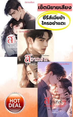 SET หนังสือเสียง เมียข้าใครอย่าแตะ (3 เรื่อง 3 รส 3 พี่น้องฝาแฝด)